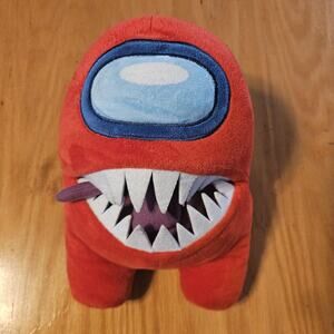 Among Us Toikido Red Impostor Crewmate Plush Doll Stuffed Toy Video Game Figure